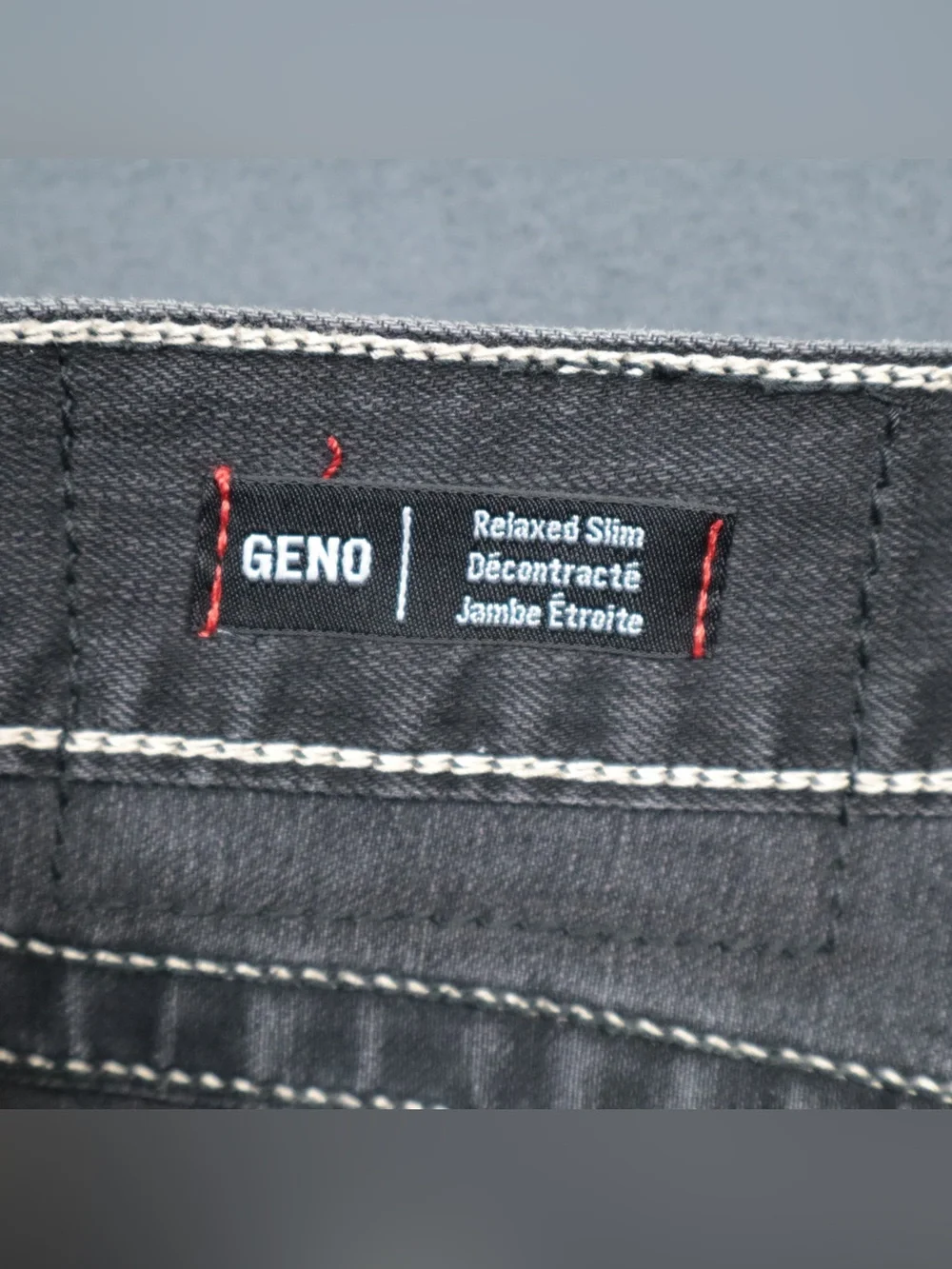 True Religion Geno Men's Distressed Denim Shorts Size 34 Gray Relaxed Slim